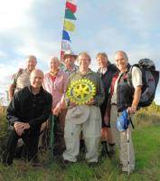 Volunteers from Wells Rotary in action in Nepal